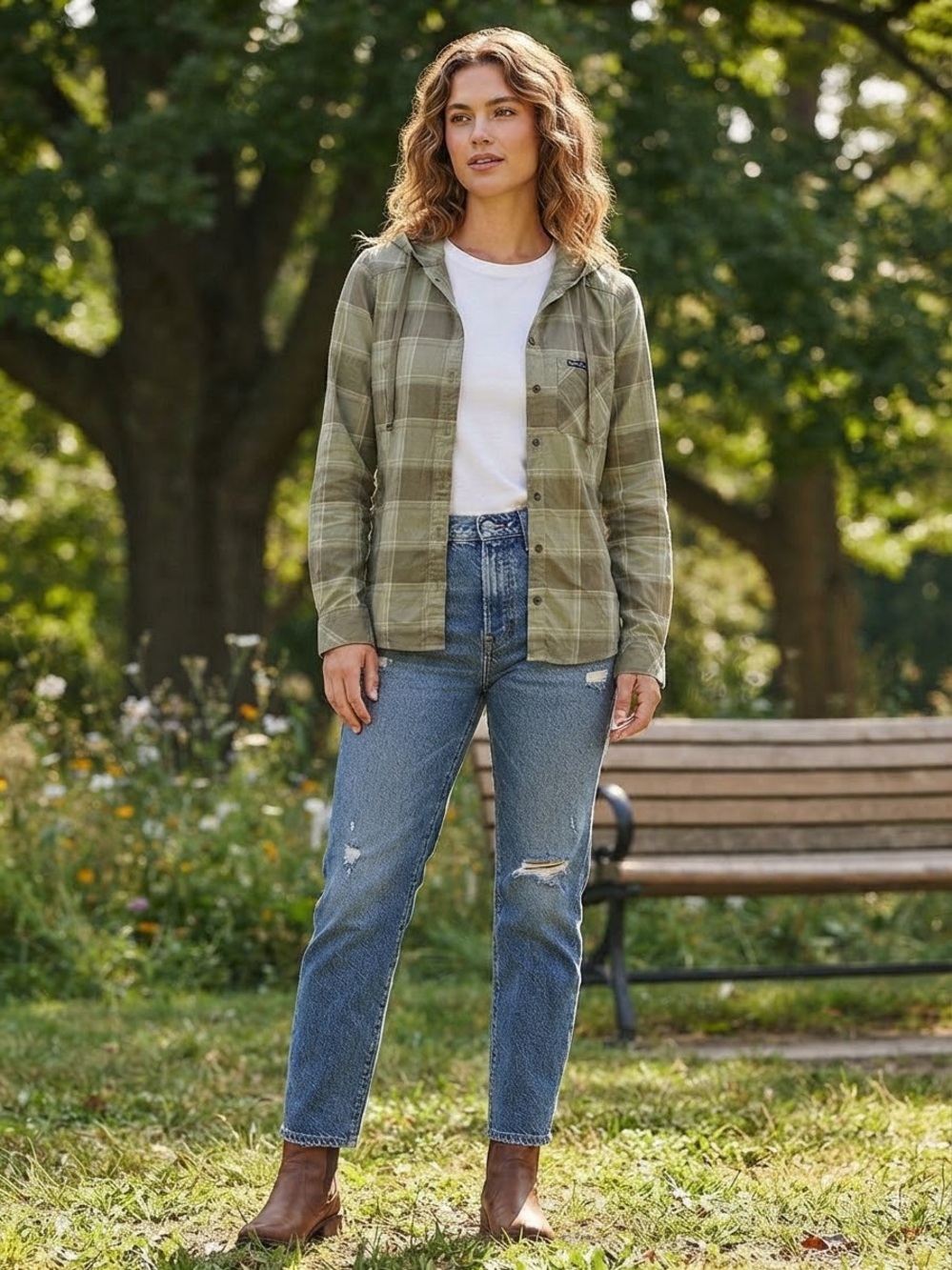 Classic High-Rise Straight Women Jeans - Blue